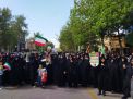 گزارش تصویری  تجمع مردمی در حمایت از حمله موشکی سپاه 